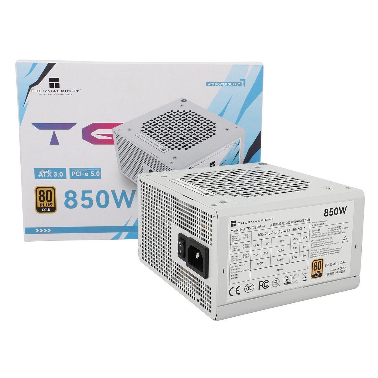 Блок питания Thermalright 850W Gold White (TR-TG850S-W)