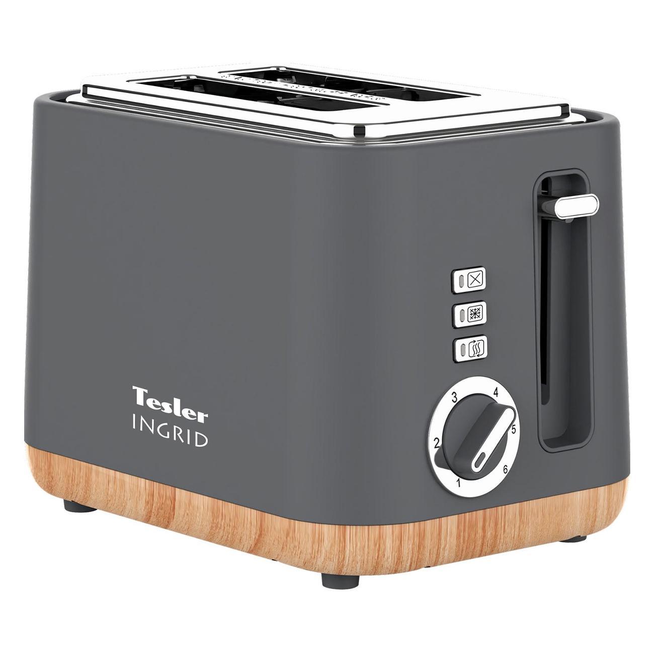 Тостер Tesler TT 244 серый