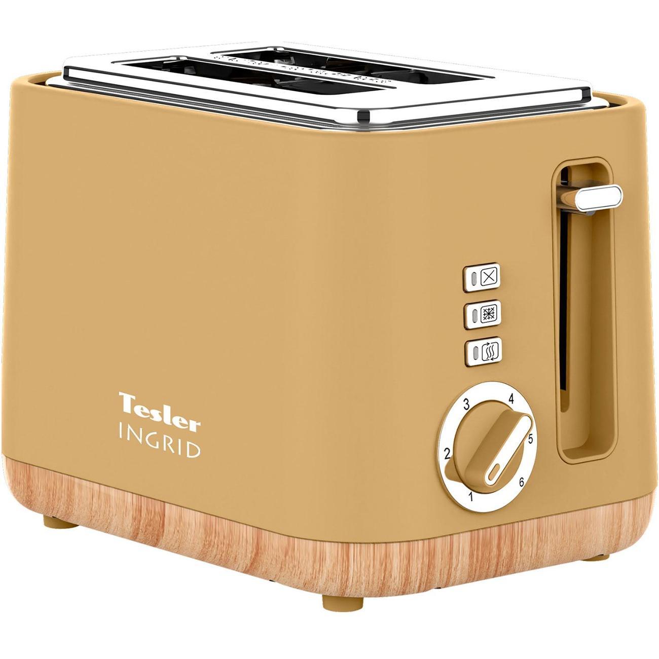 Тостер Tesler TT 244 OCHRE желтый фото
