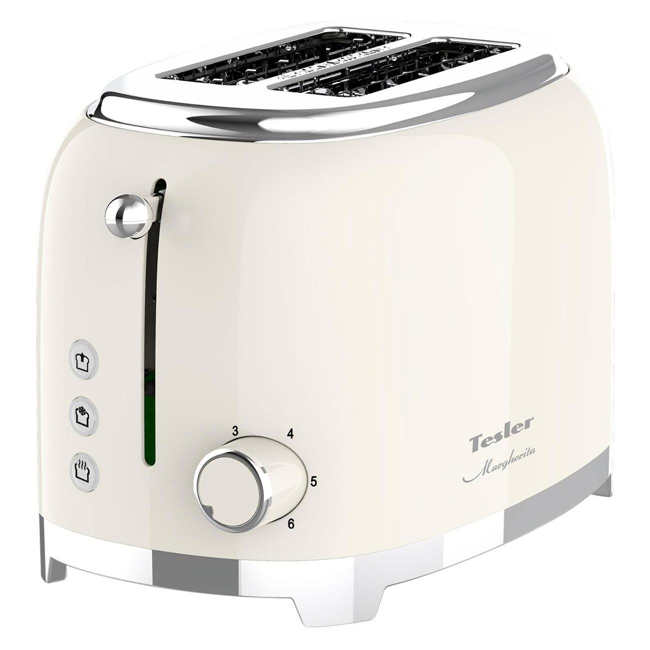 Тостер Tesler TT 260 бежевый