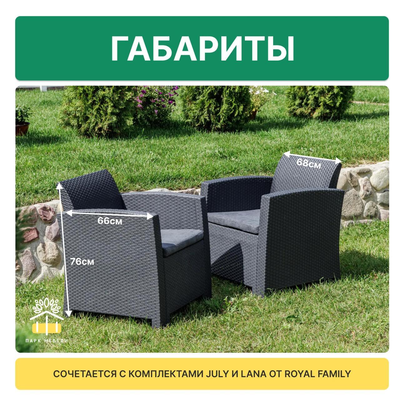 Кресло садовое Royal Family LANA