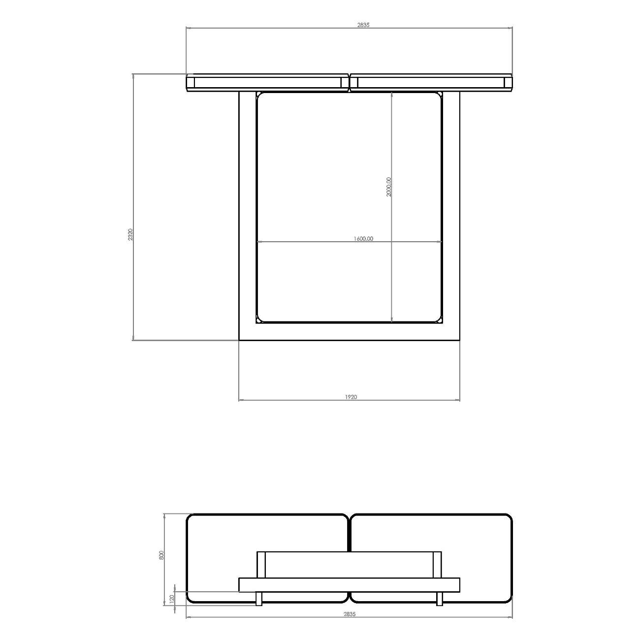 Кровать Puffe Кровать wide mod.11