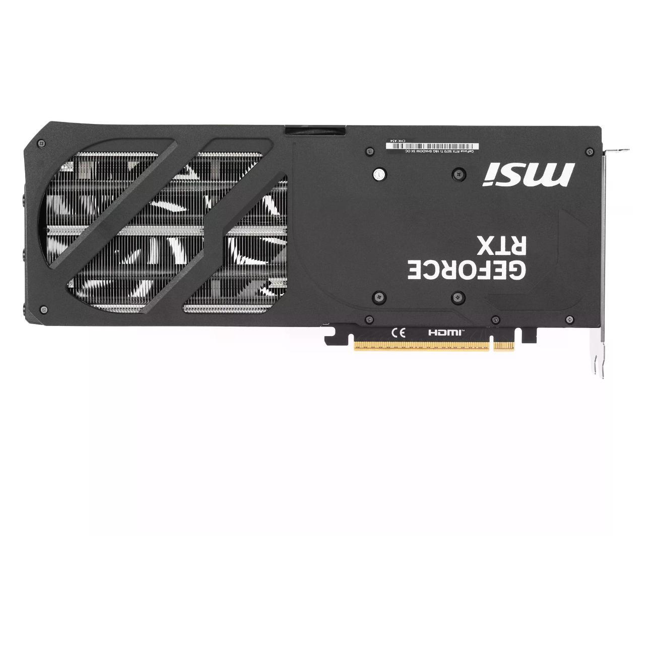 Видеокарта MSI RTX5070Ti SHADOW 3X OC 16GB GDDR7