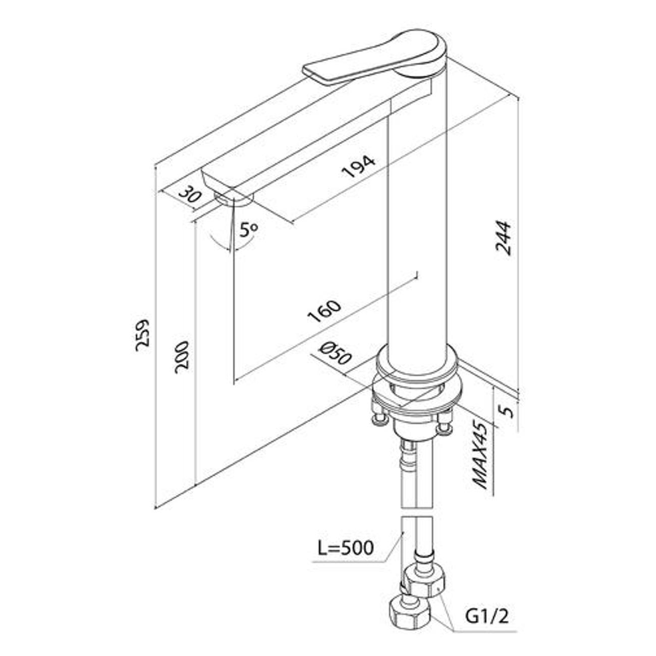 Смеситель Iddis PARGM01i01