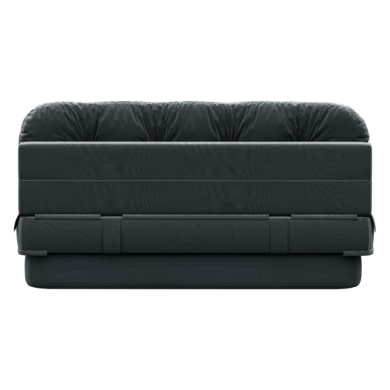 Диван Div-one Бескаркасный прямой, темно-серый Клиффорд