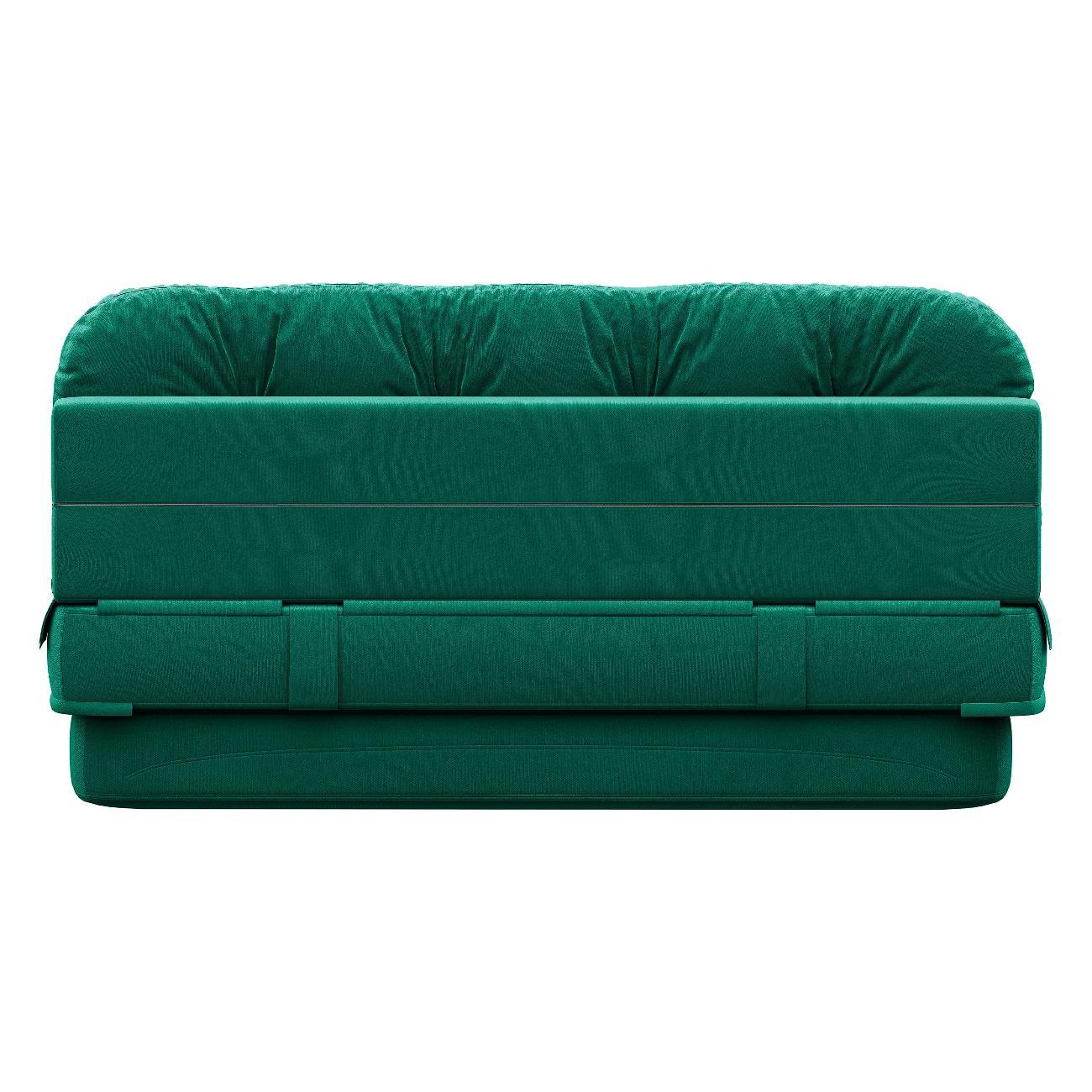 Диван Div-one Бескаркасный прямой, зеленый Клиффорд