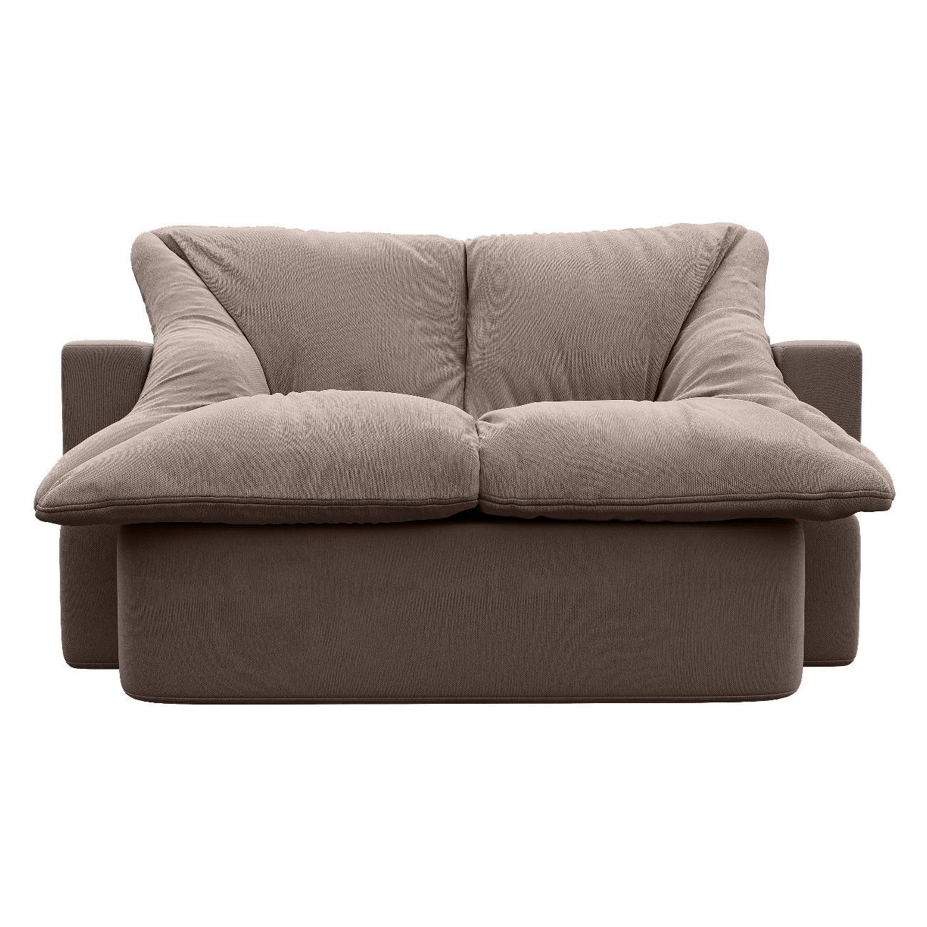 Диван Div-one Бескаркасный прямой, бежевый Дадли