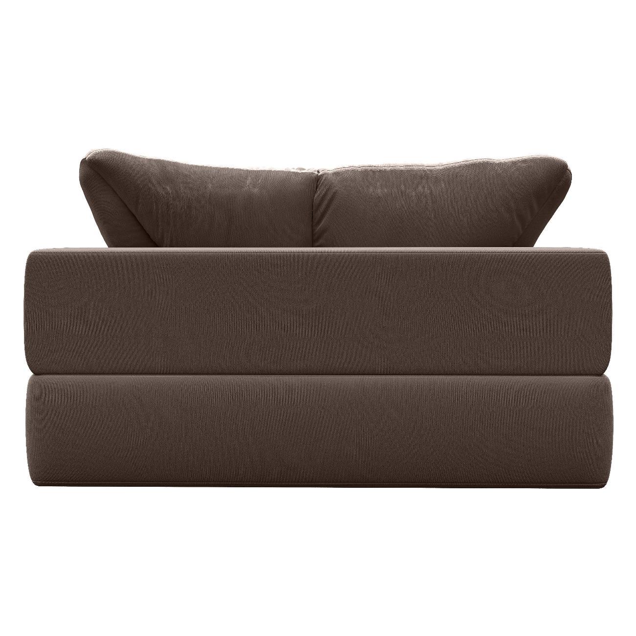 Диван Div-one Бескаркасный прямой, бежевый Дадли