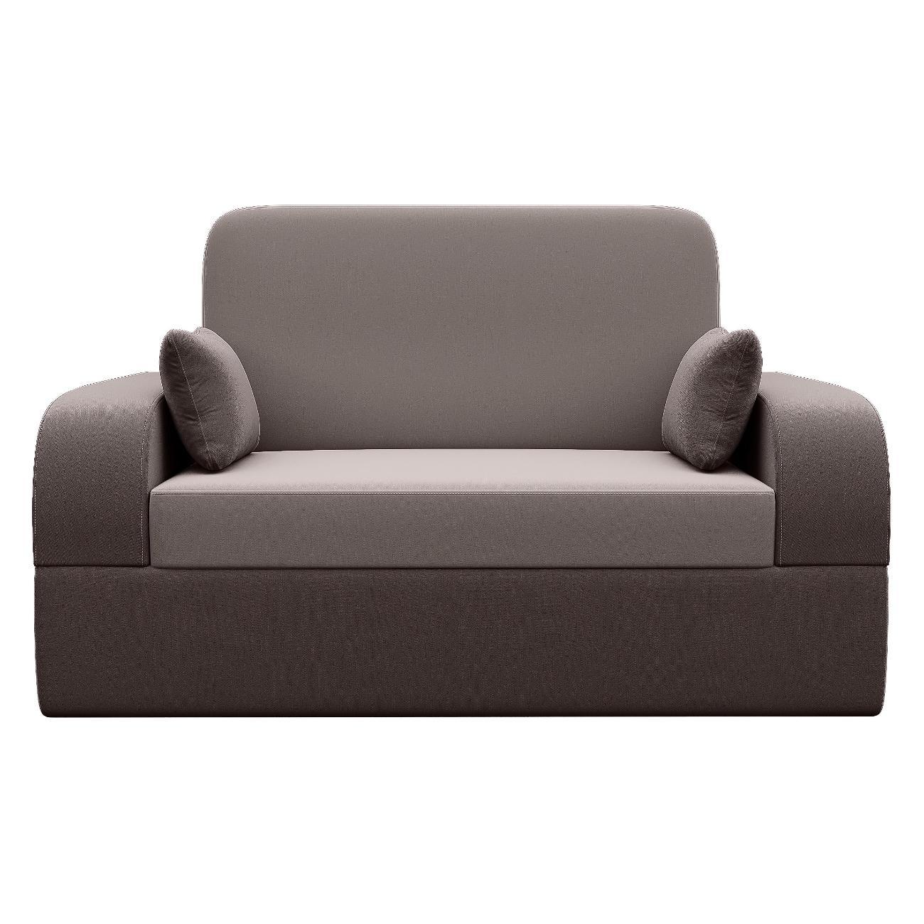 Диван Div-one Бескаркасный прямой, коричневый Мико