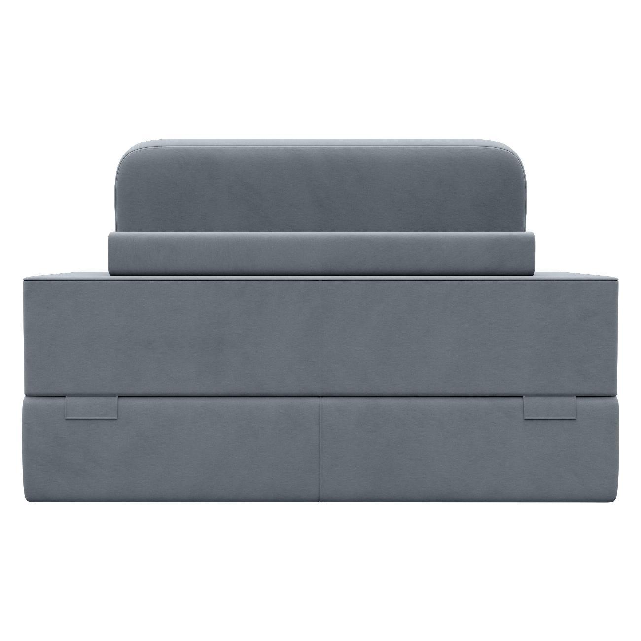 Диван Div-one Бескаркасный прямой, серый Мико