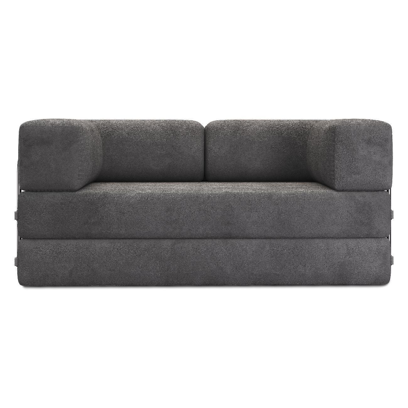 Диван Div-one Бескаркасный прямой, серый Реймонд