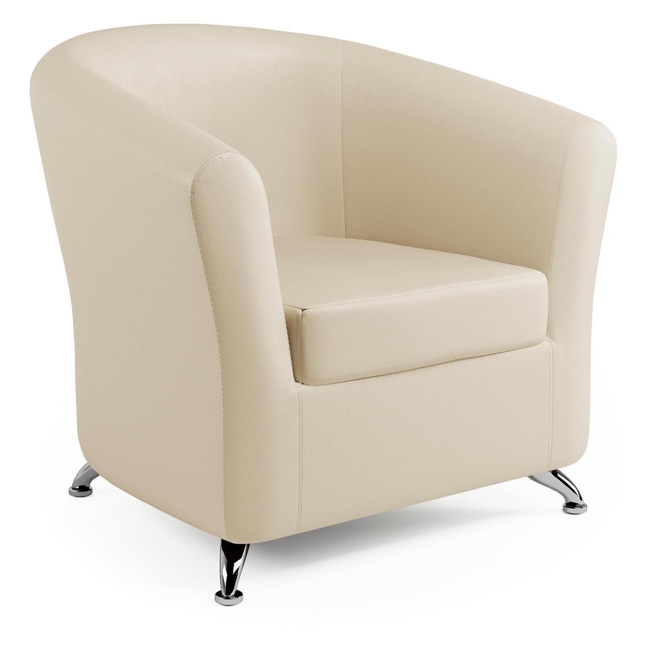 Кресло Шарм-Дизайн Евро бежевая экокожа