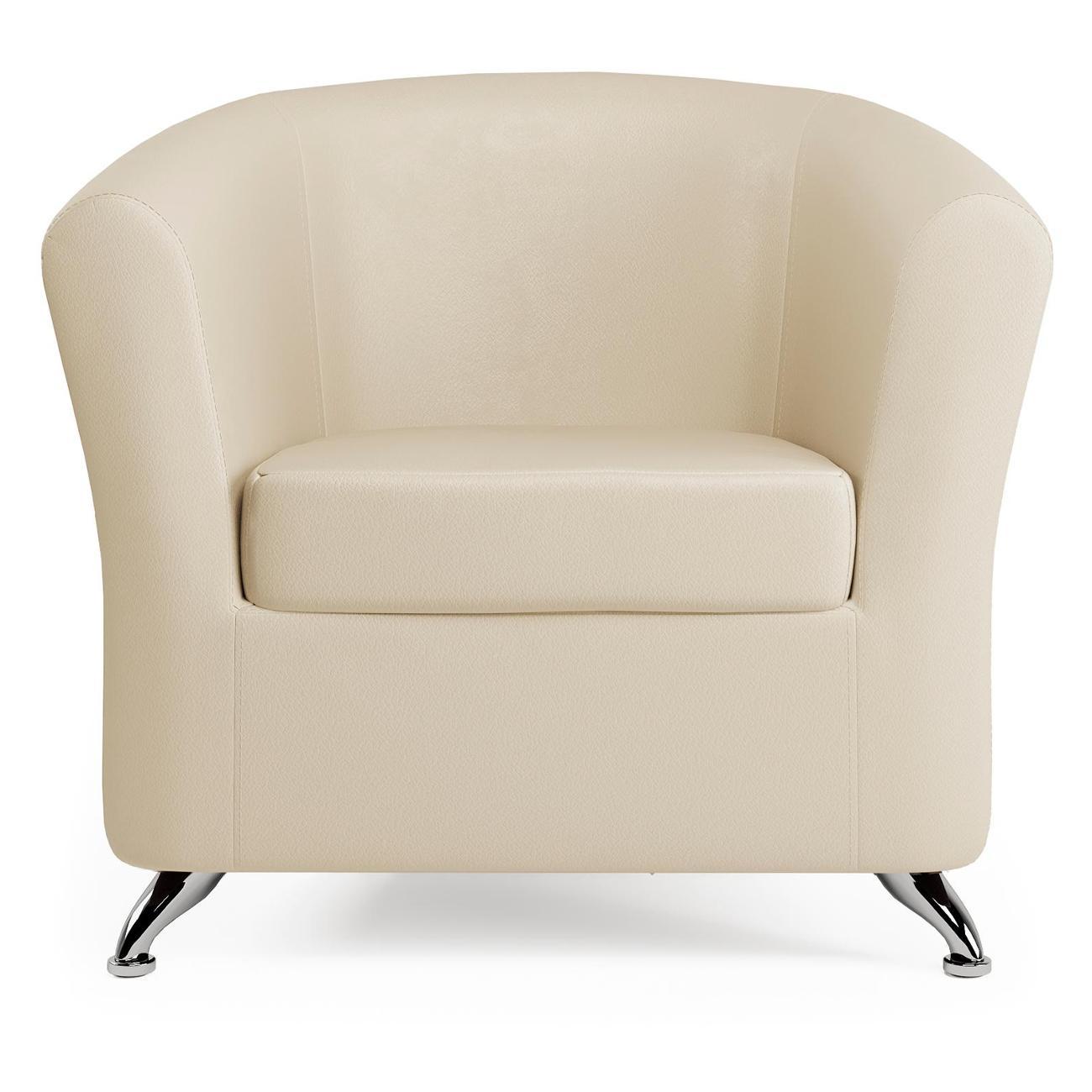 Кресло Шарм-Дизайн Евро бежевая экокожа