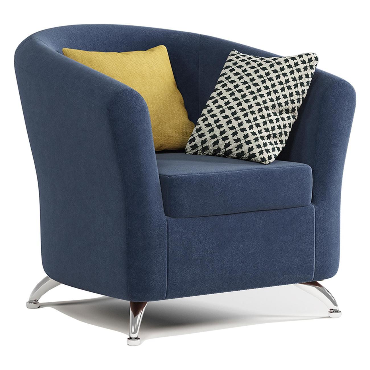 Кресло Шарм-Дизайн Евро велюр Ультра миднайт