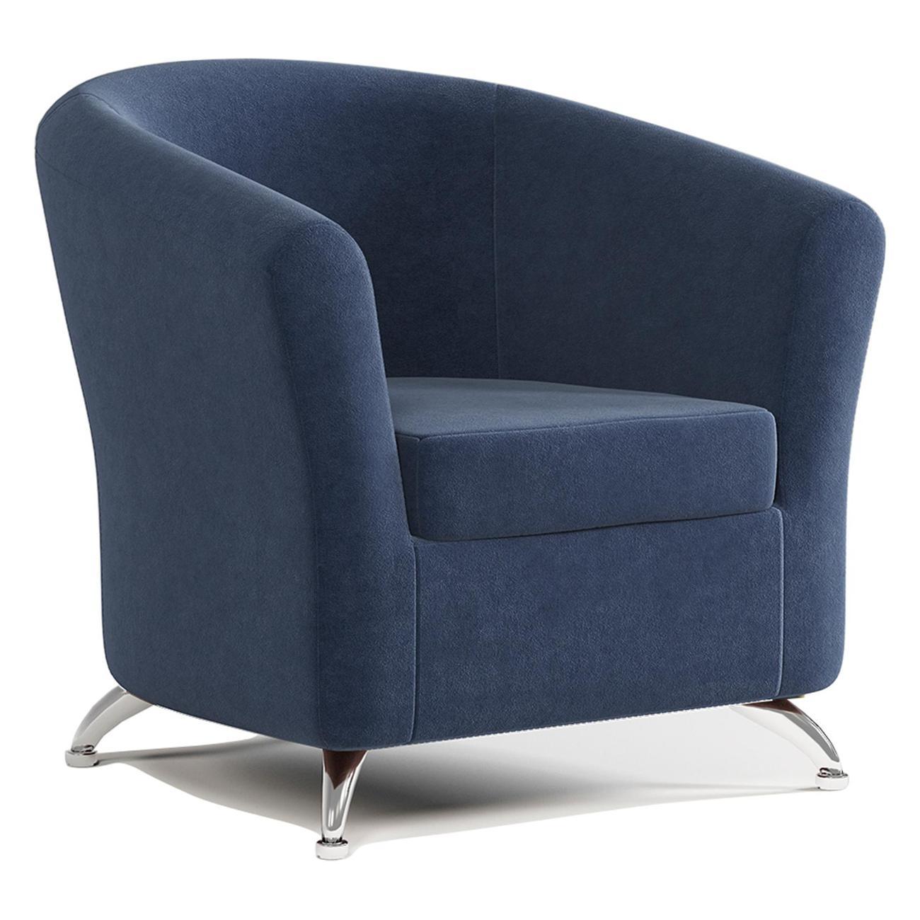 Кресло Шарм-Дизайн Евро велюр Ультра миднайт