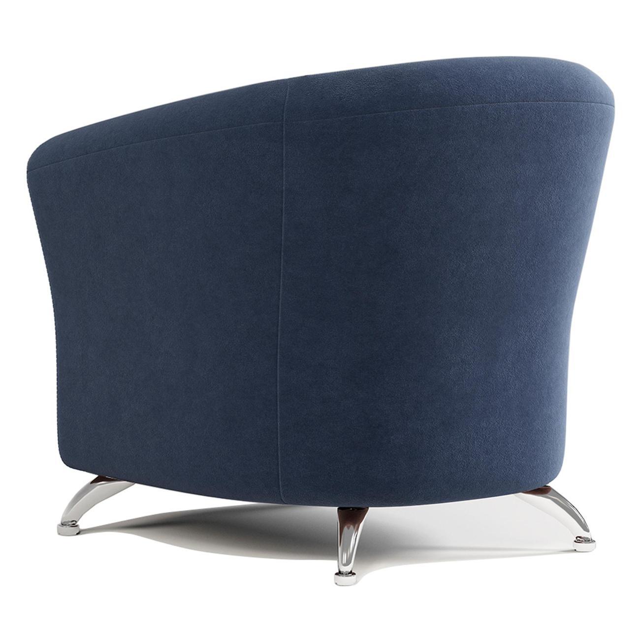 Кресло Шарм-Дизайн Евро велюр Ультра миднайт