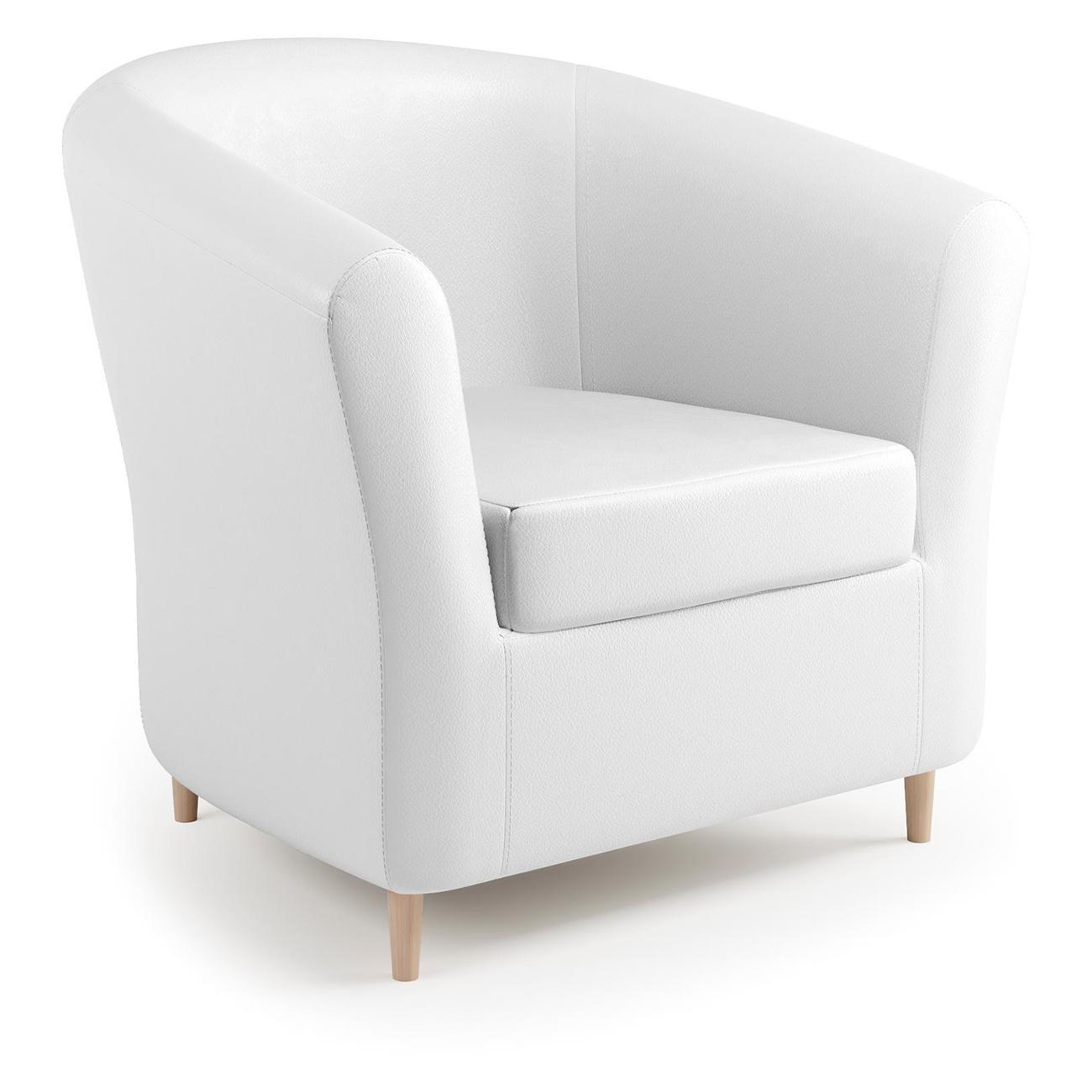 Кресло Шарм-Дизайн Евро Лайт белая экокожа