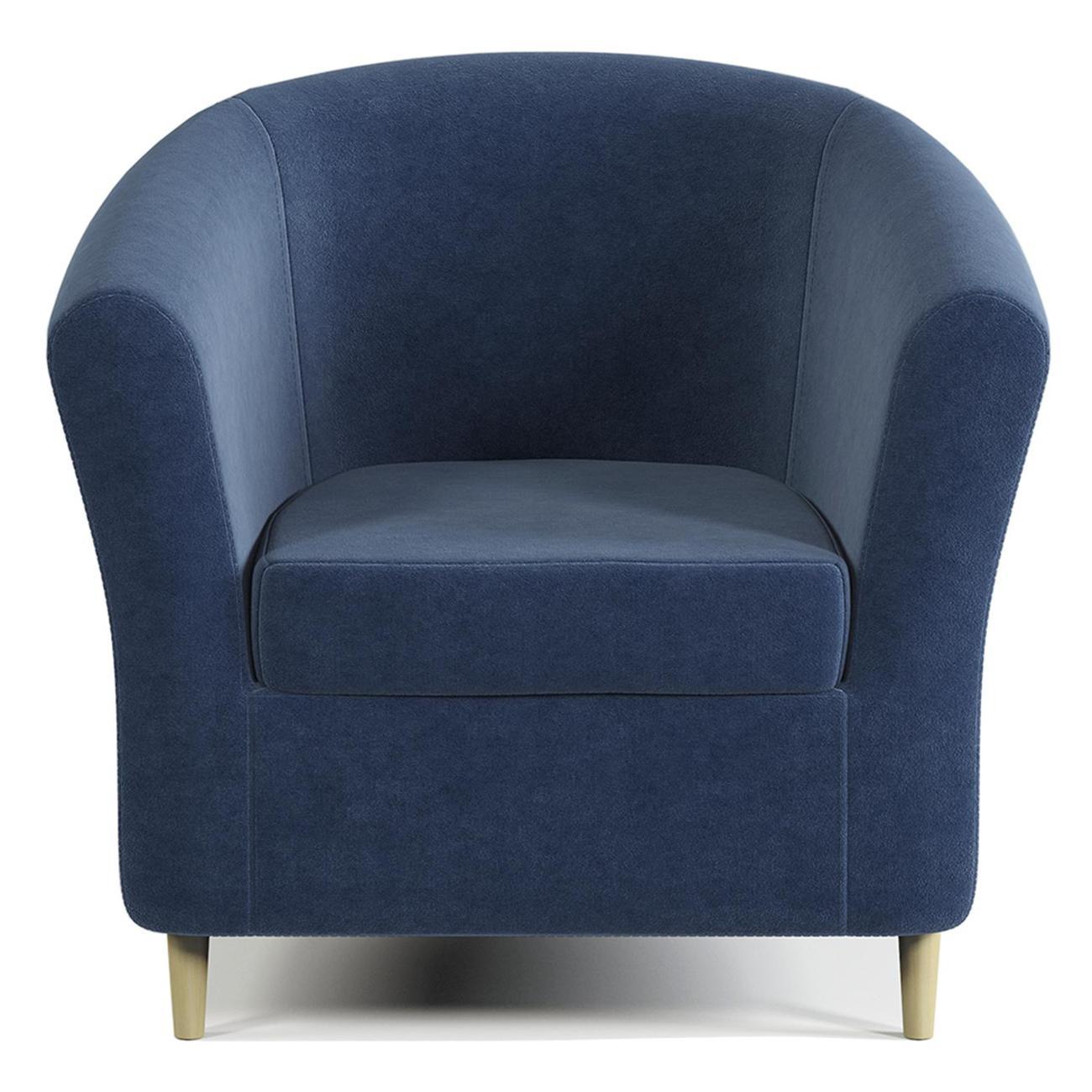 Кресло Шарм-Дизайн Евро Лайт велюр Ультра миднайт