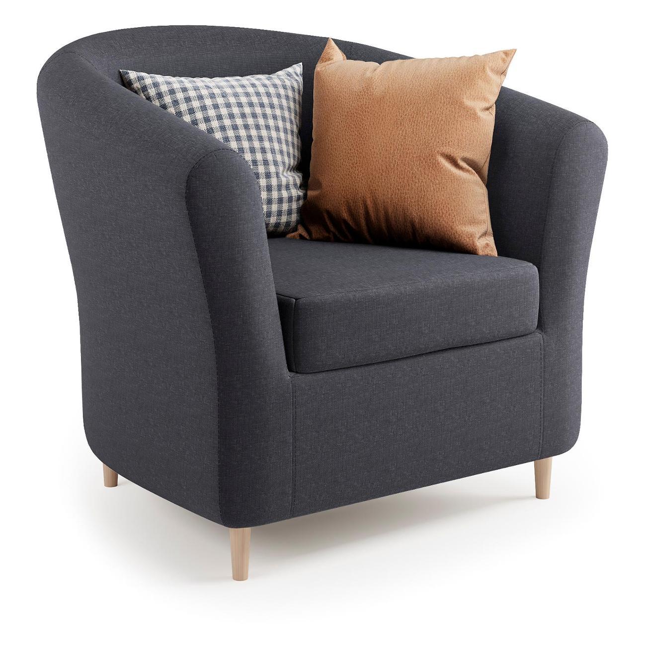 Кресло Шарм-Дизайн Евро Лайт серая рогожка