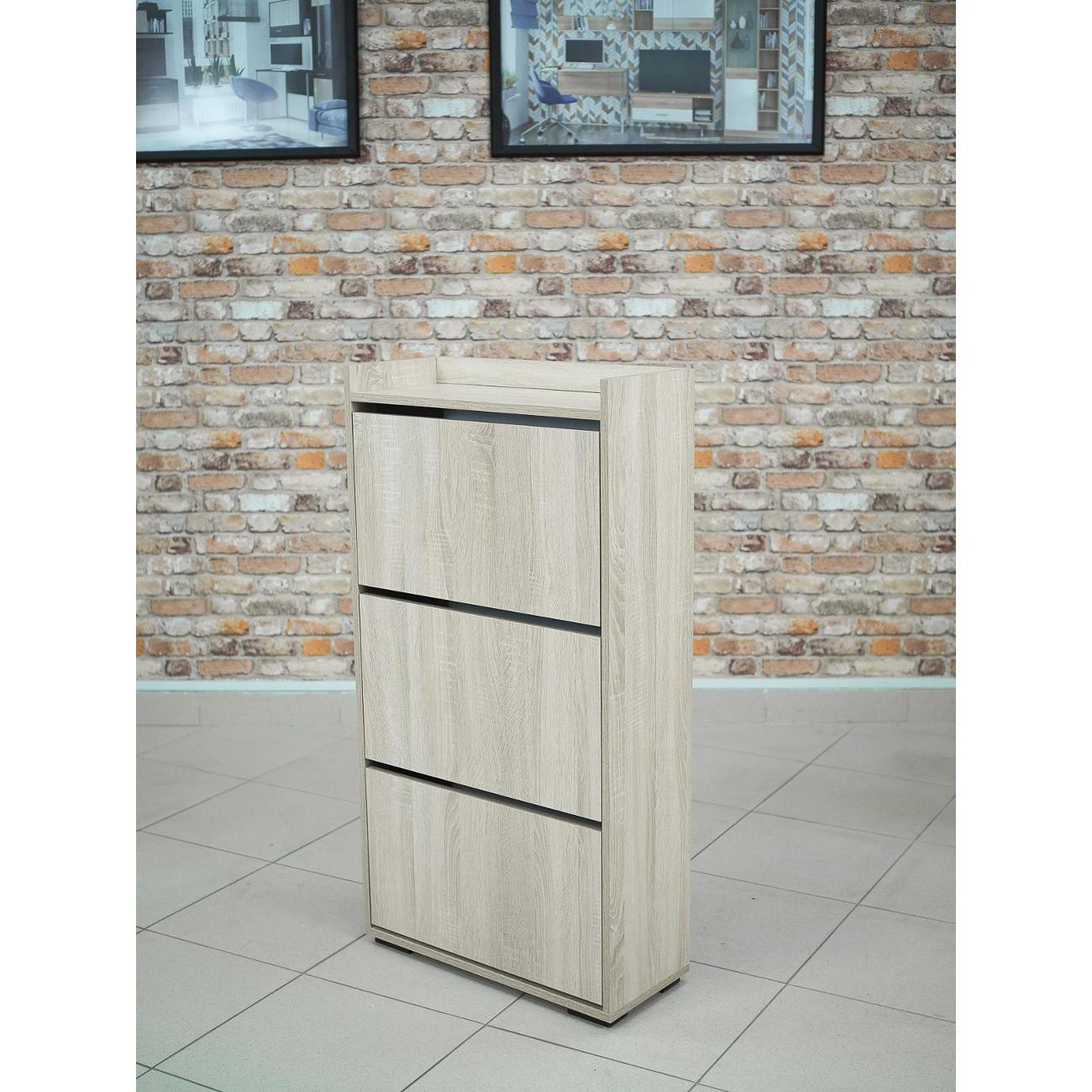 Обувница Frenesie ОбувницаДубСономаФасадДубСонома