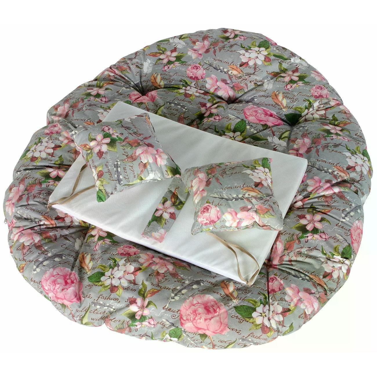 Подушка для качели Удачная мебель для подвесного кресла графит, 5 предметов