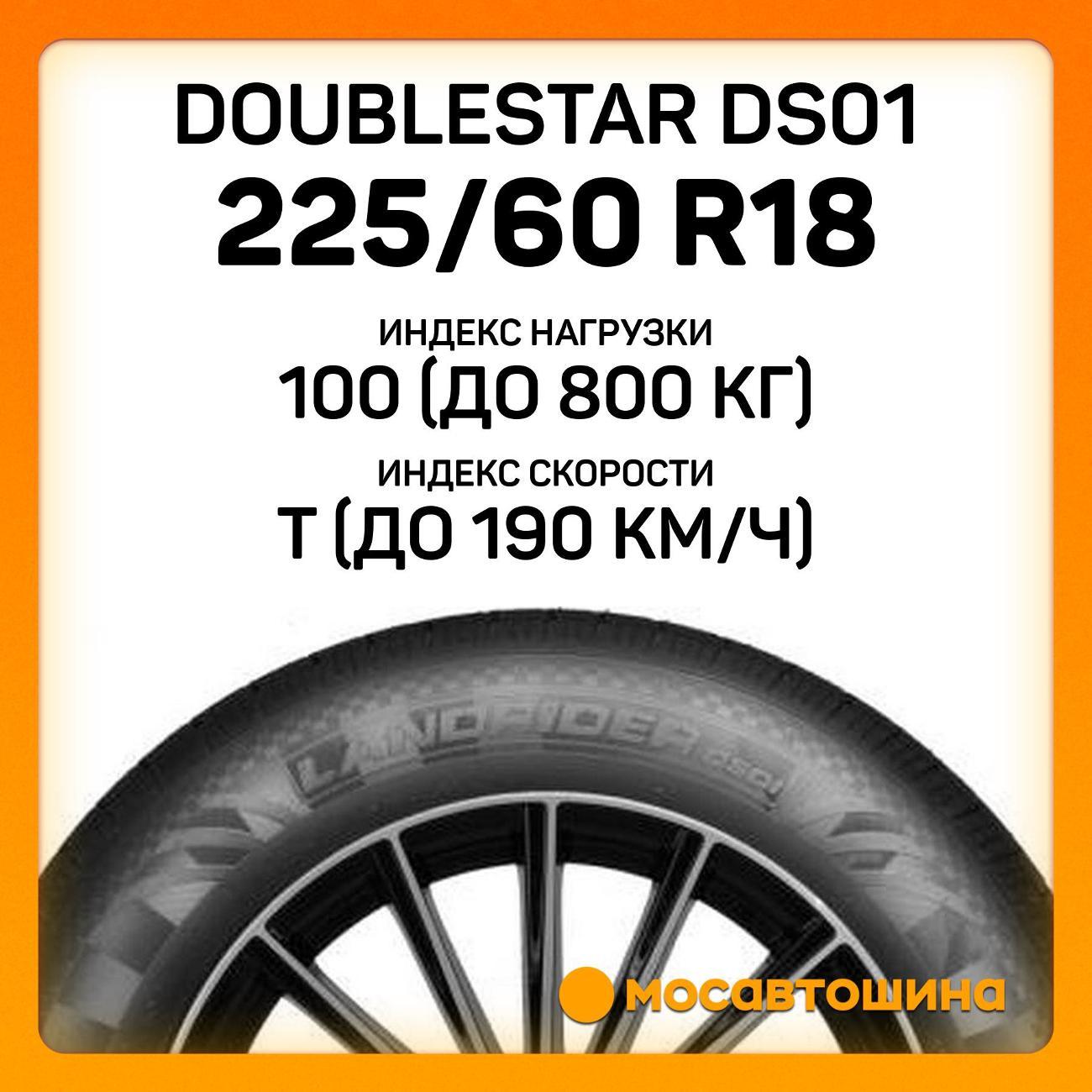 Шина автомобильная Doublestar DS01 225/60 R18 100T