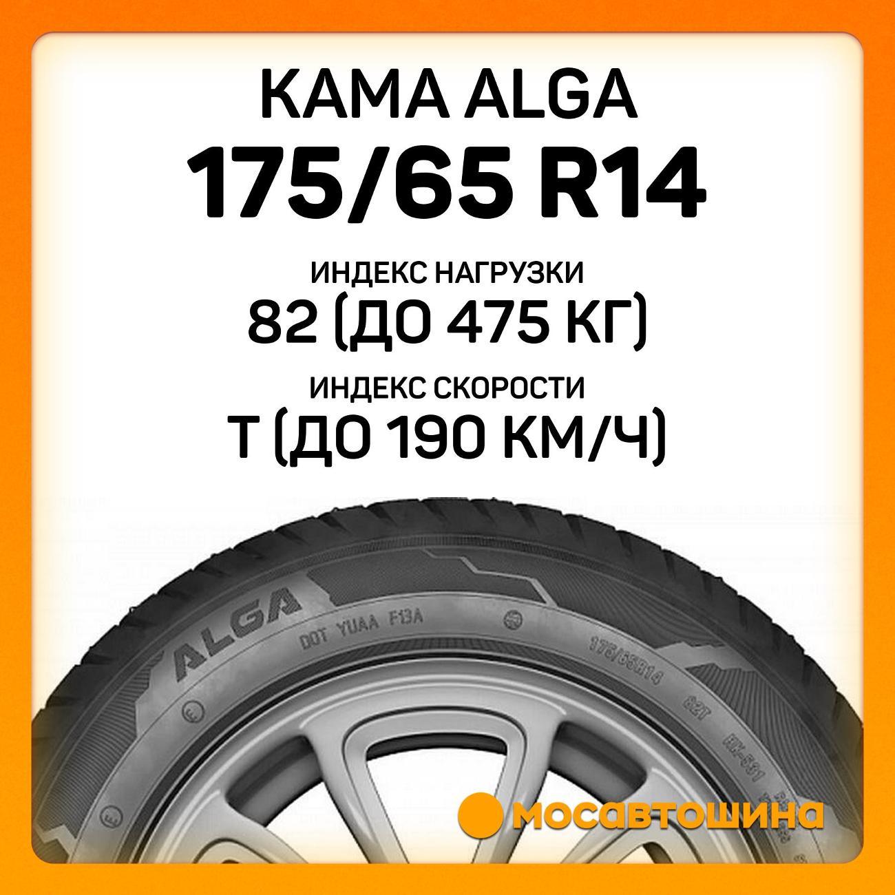 Шина автомобильная Кама Alga (НК-531) 175/65 R14 82T