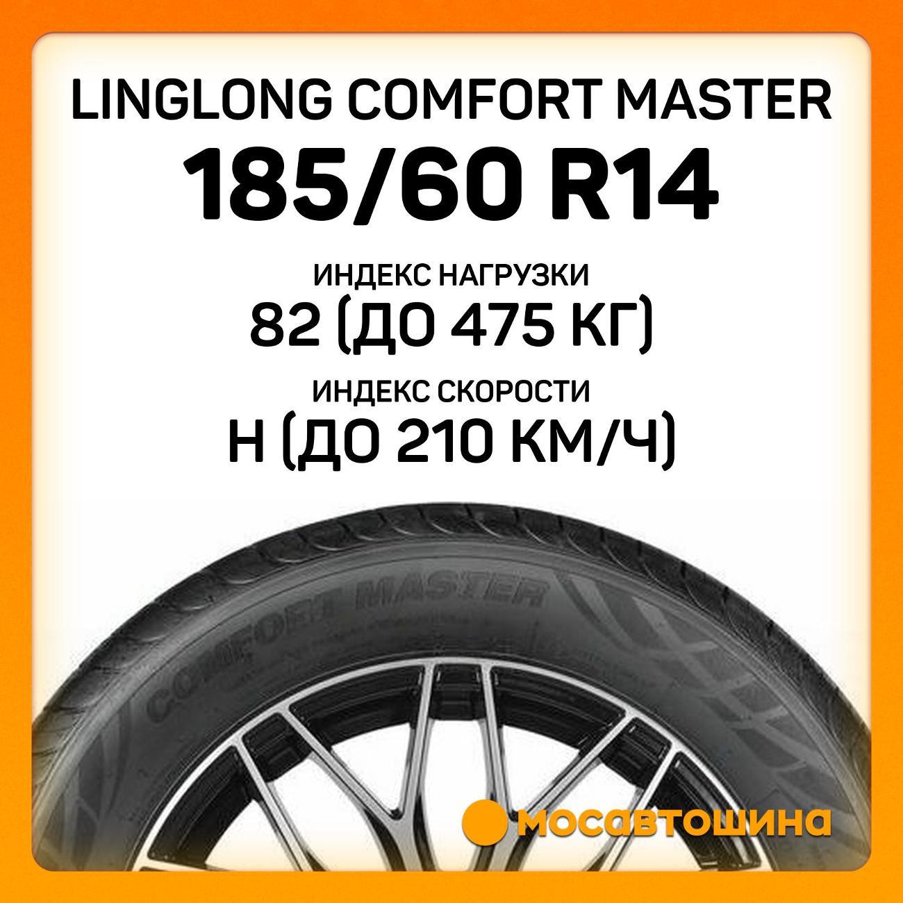 Шина автомобильная LingLong Comfort Master 185/60 R14 82H