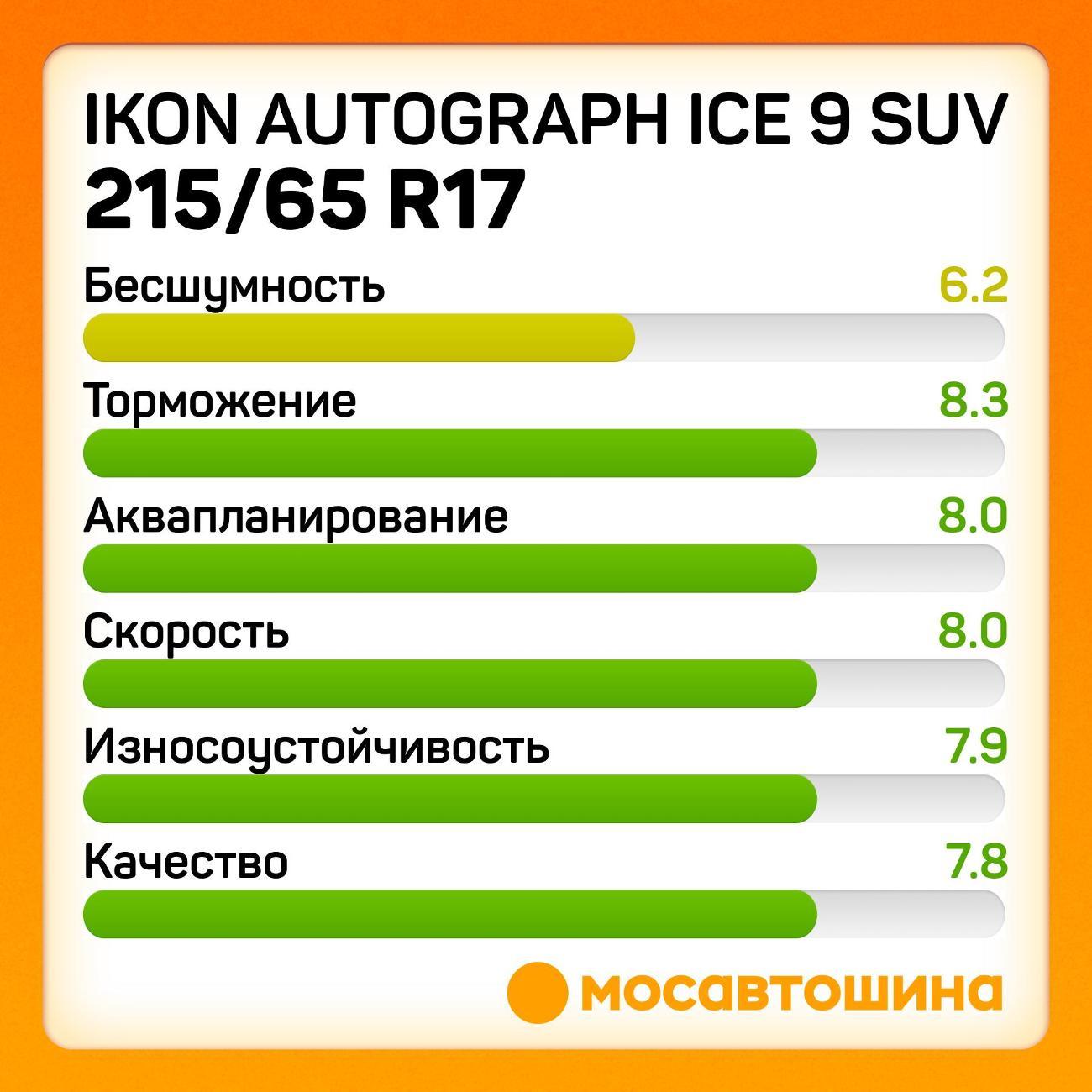 Шина автомобильная Ikon Autograph Ice 9 SUV 215/65 R17 103T XL