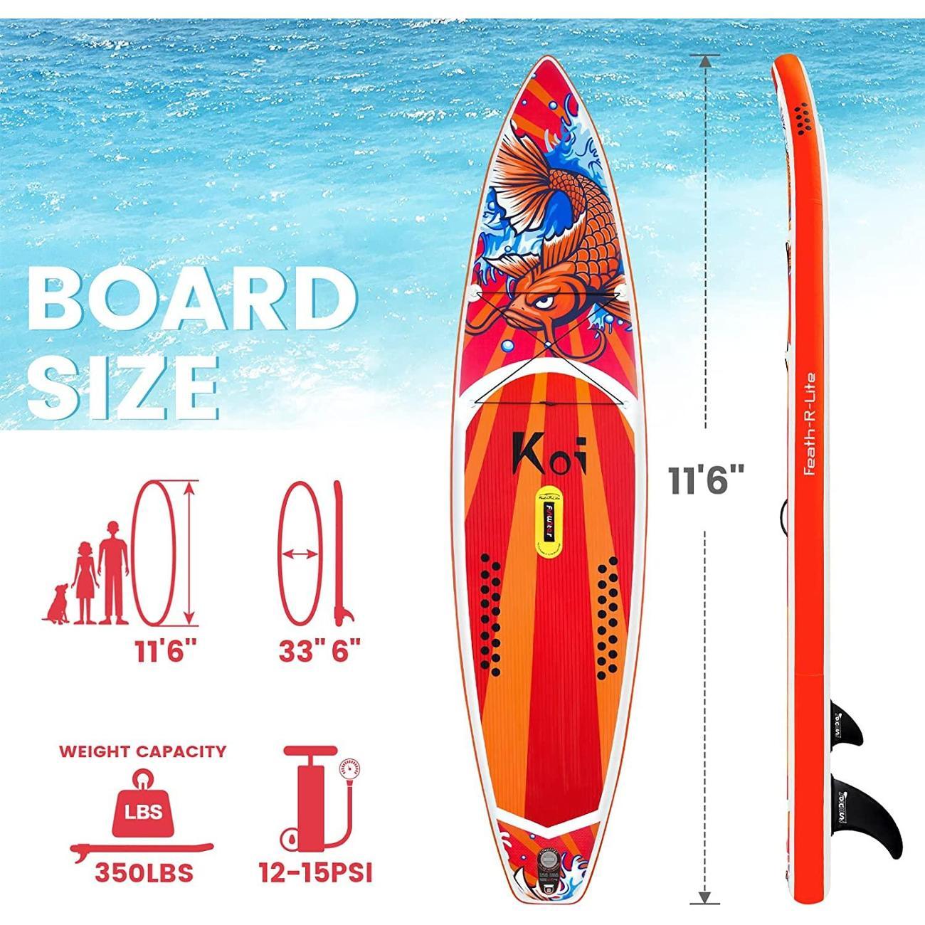 Доска для плавания Funwater Feath-R-Lite Koi Redfish