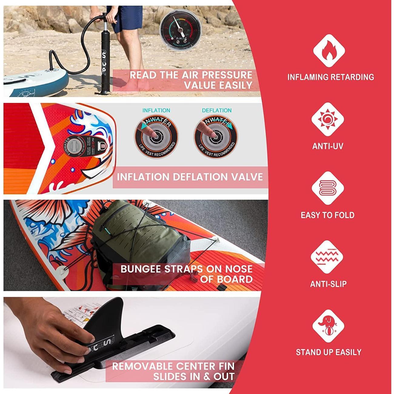 Доска для плавания Funwater Feath-R-Lite Koi Redfish