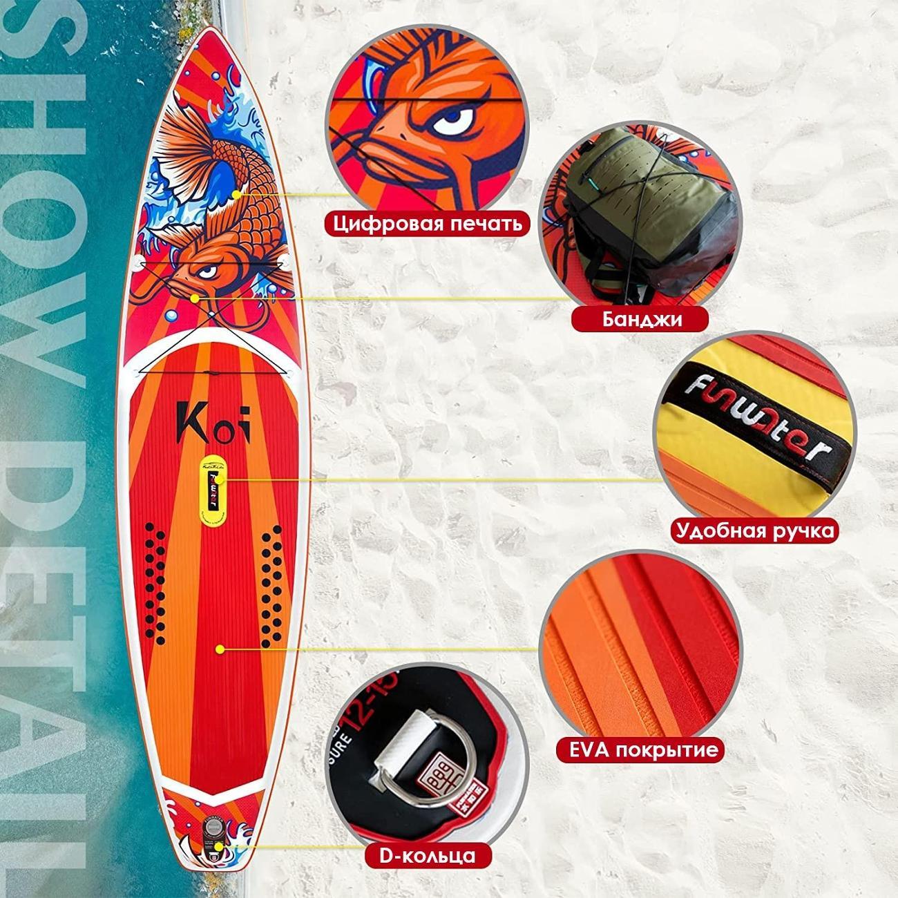 Доска для плавания Funwater Feath-R-Lite Koi Redfish