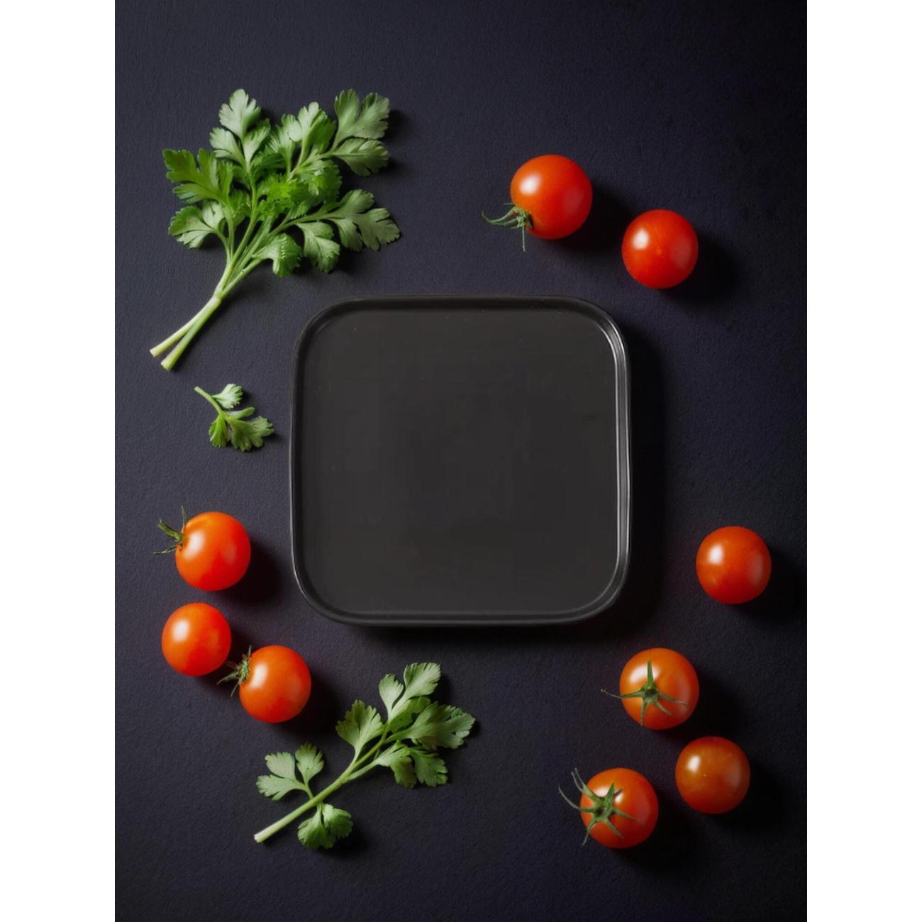 Тарелка LAMLAY черная матовая (2034)