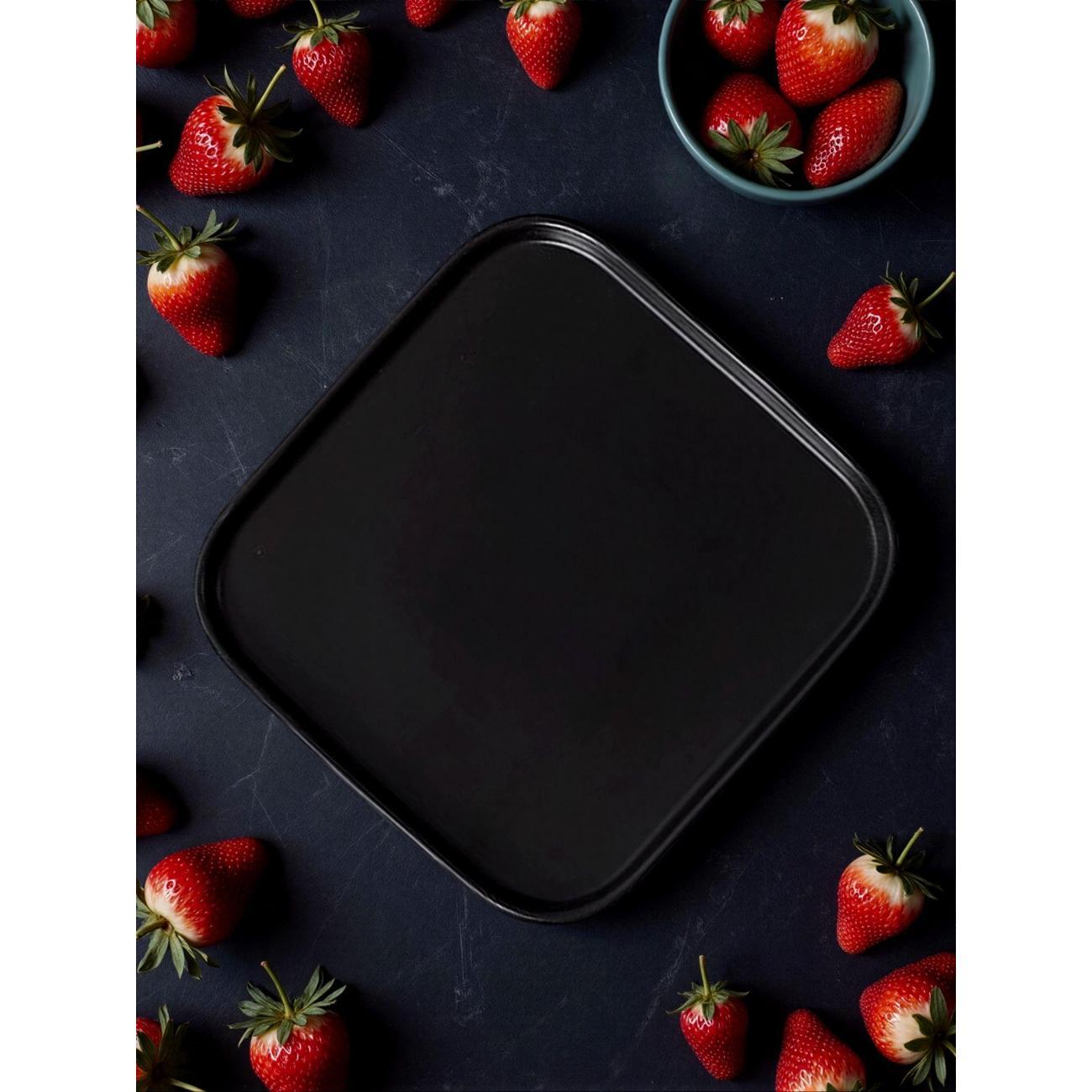 Тарелка LAMLAY черная матовая (2034)