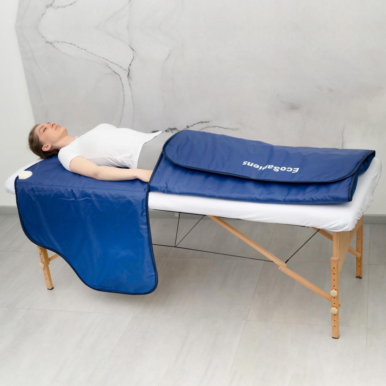 Электроодеяло EcoSapiens Infralight синий