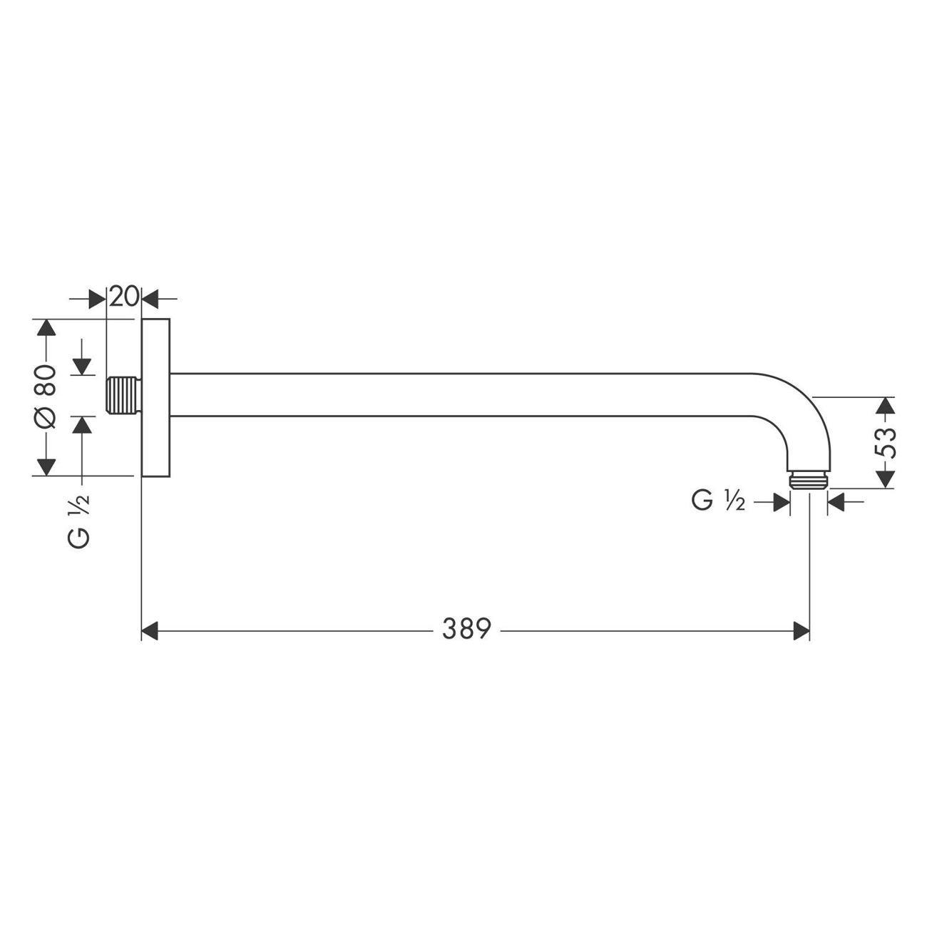 Держатель для смартфона, телефона Hansgrohe 2.741399E7