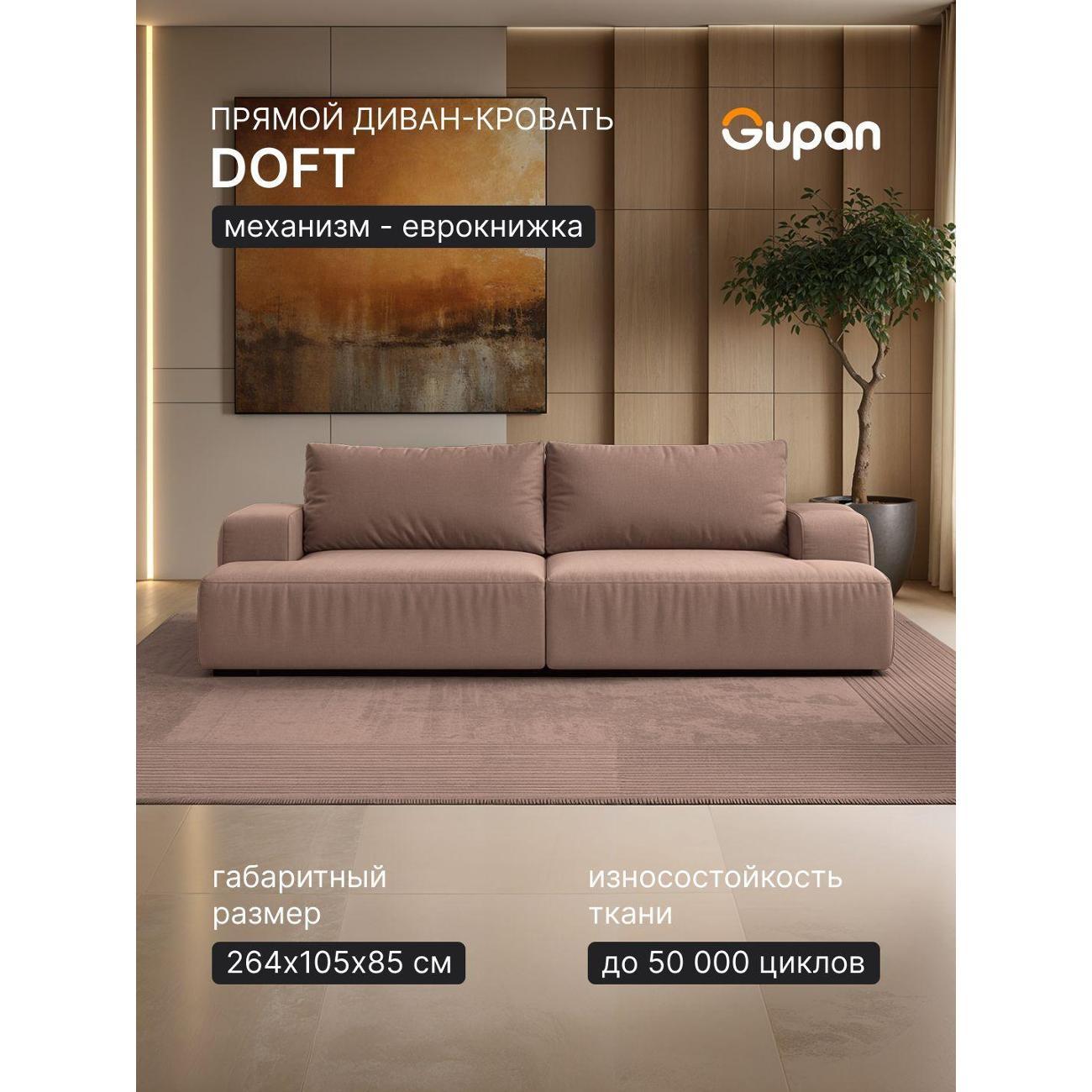 Диван Gupan Дофт Прямой синий