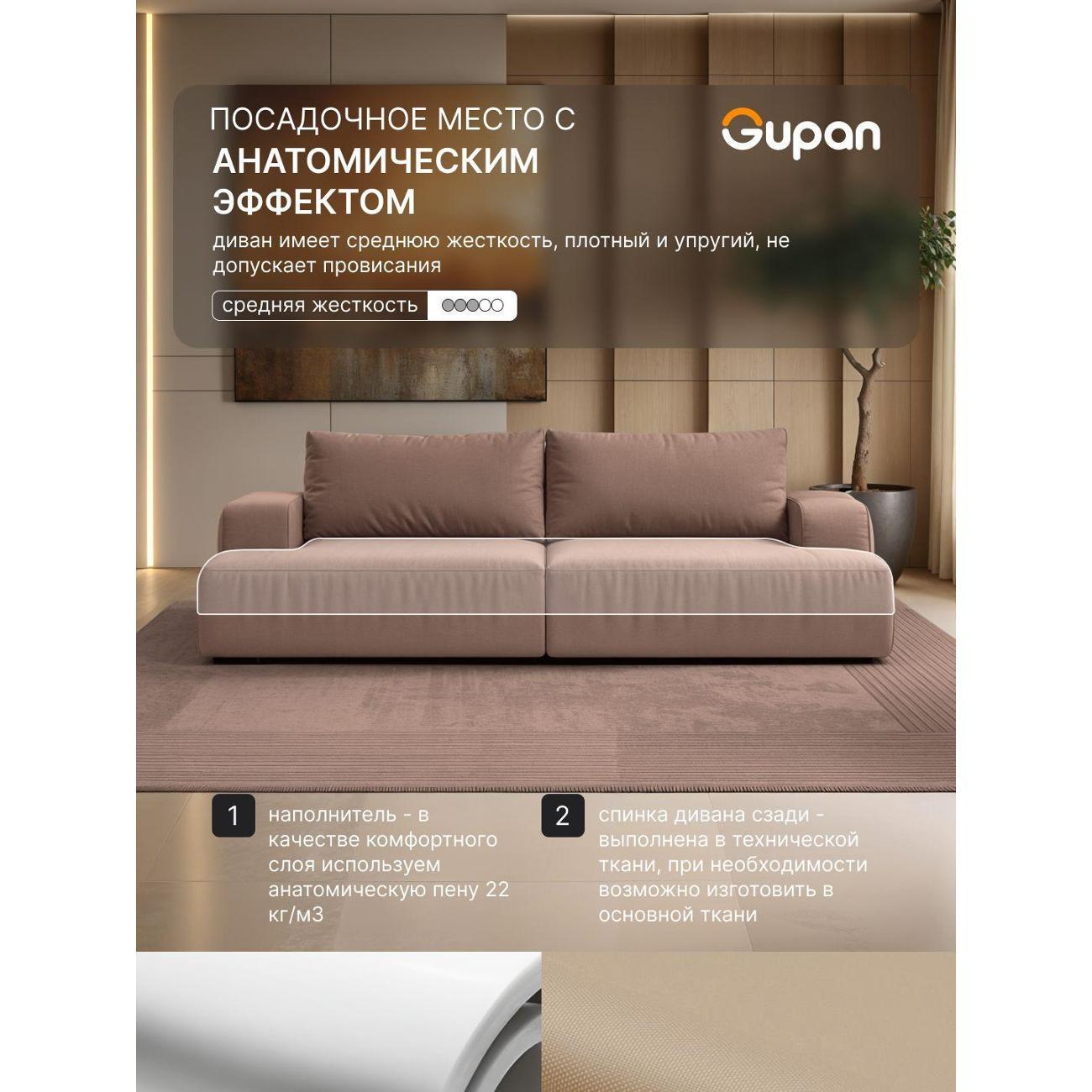 Диван Gupan Дофт Прямой синий