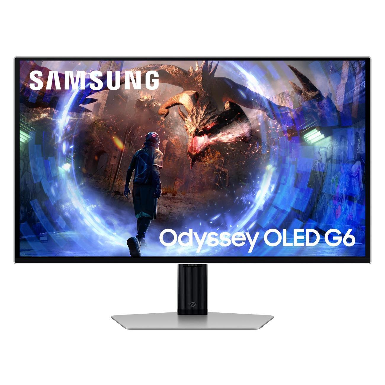 Монитор игровой Samsung 27" S27DG600SI серебристый фото