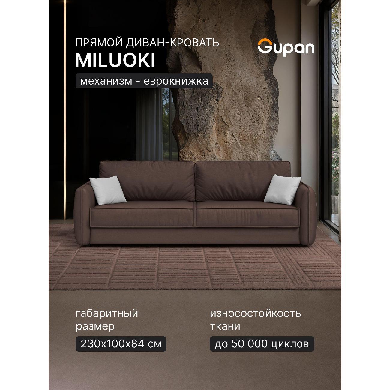 Диван Gupan Милуоки Прямой синий