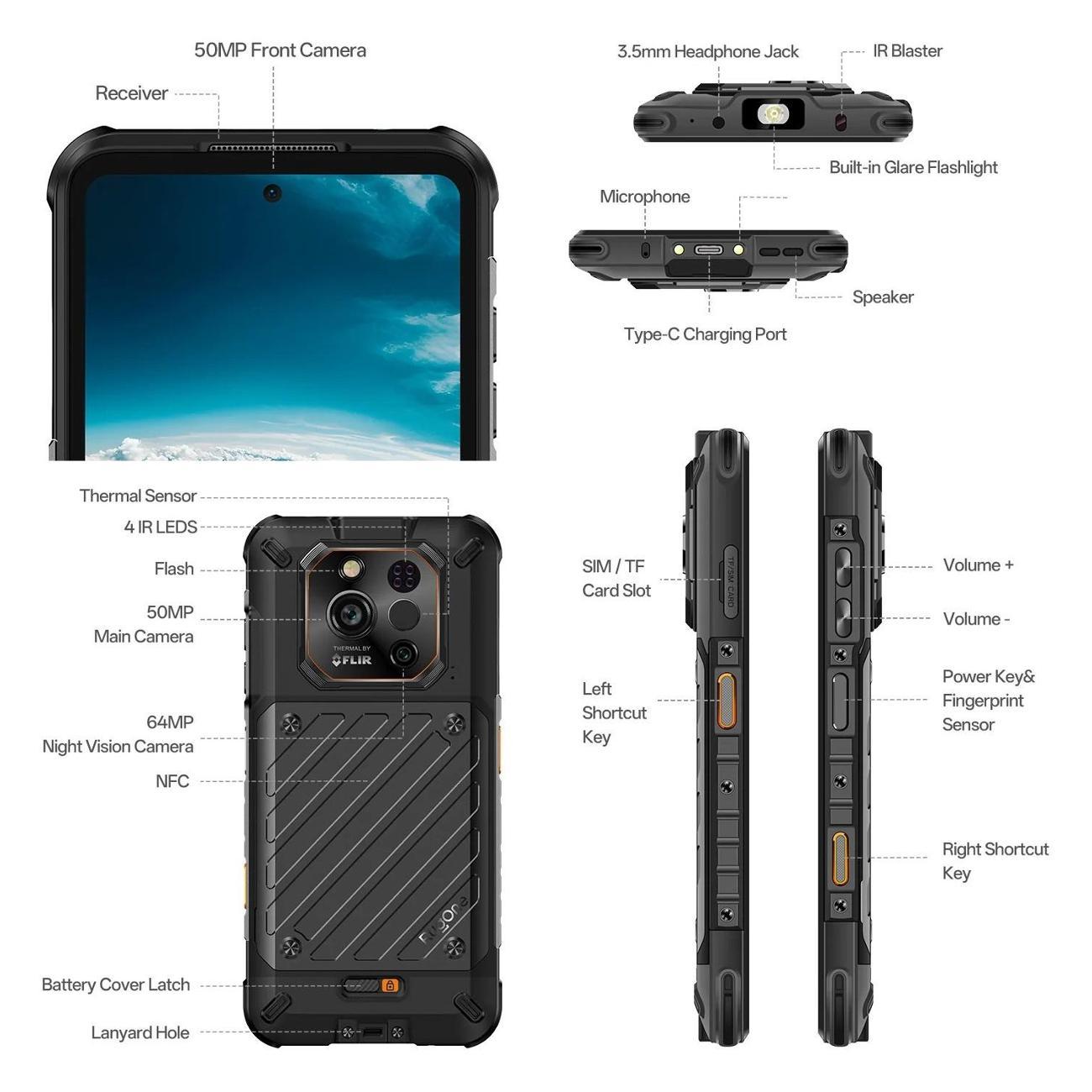 Смартфон RugOne Xever 7 Pro 12/512 черный