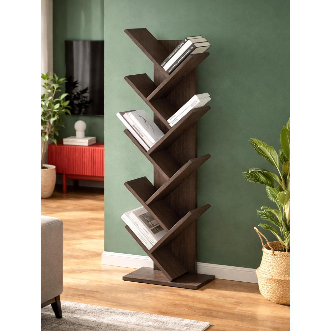 Стеллаж Брин Агния 8 венге