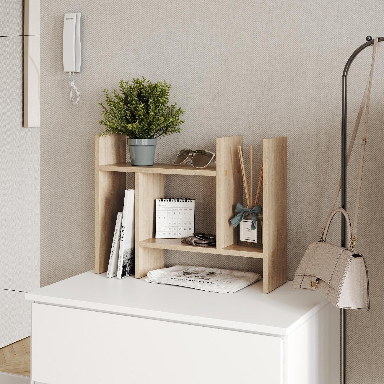 Полка книжная Брин Лия дуб