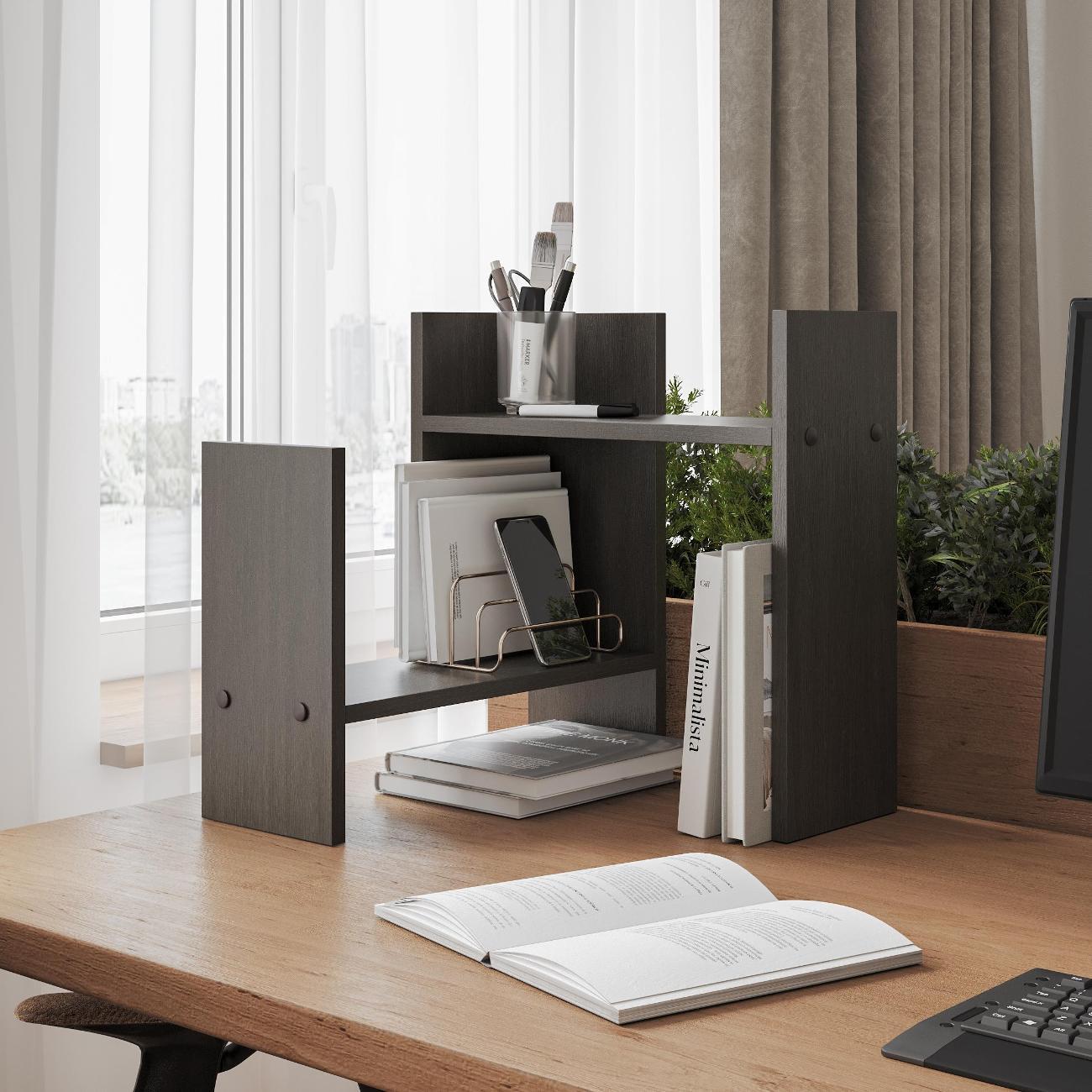 Полка книжная Брин Лия венге