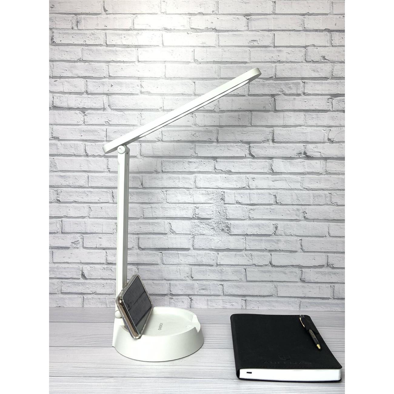 Лампа настольная электрическая ENERGY EN-LED 38, 3 режима освещения, белый