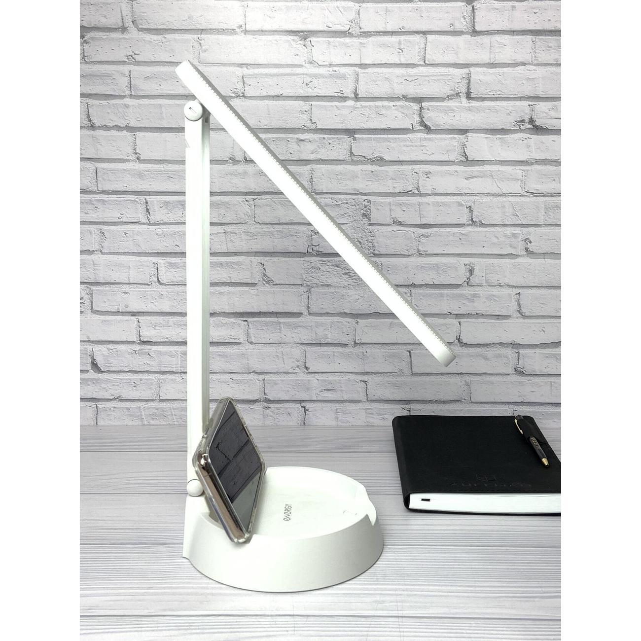 Лампа настольная электрическая ENERGY EN-LED 38, 3 режима освещения, белый