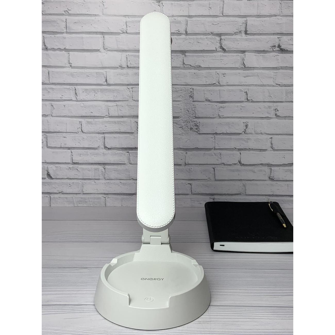 Лампа настольная электрическая ENERGY EN-LED 38, 3 режима освещения, белый