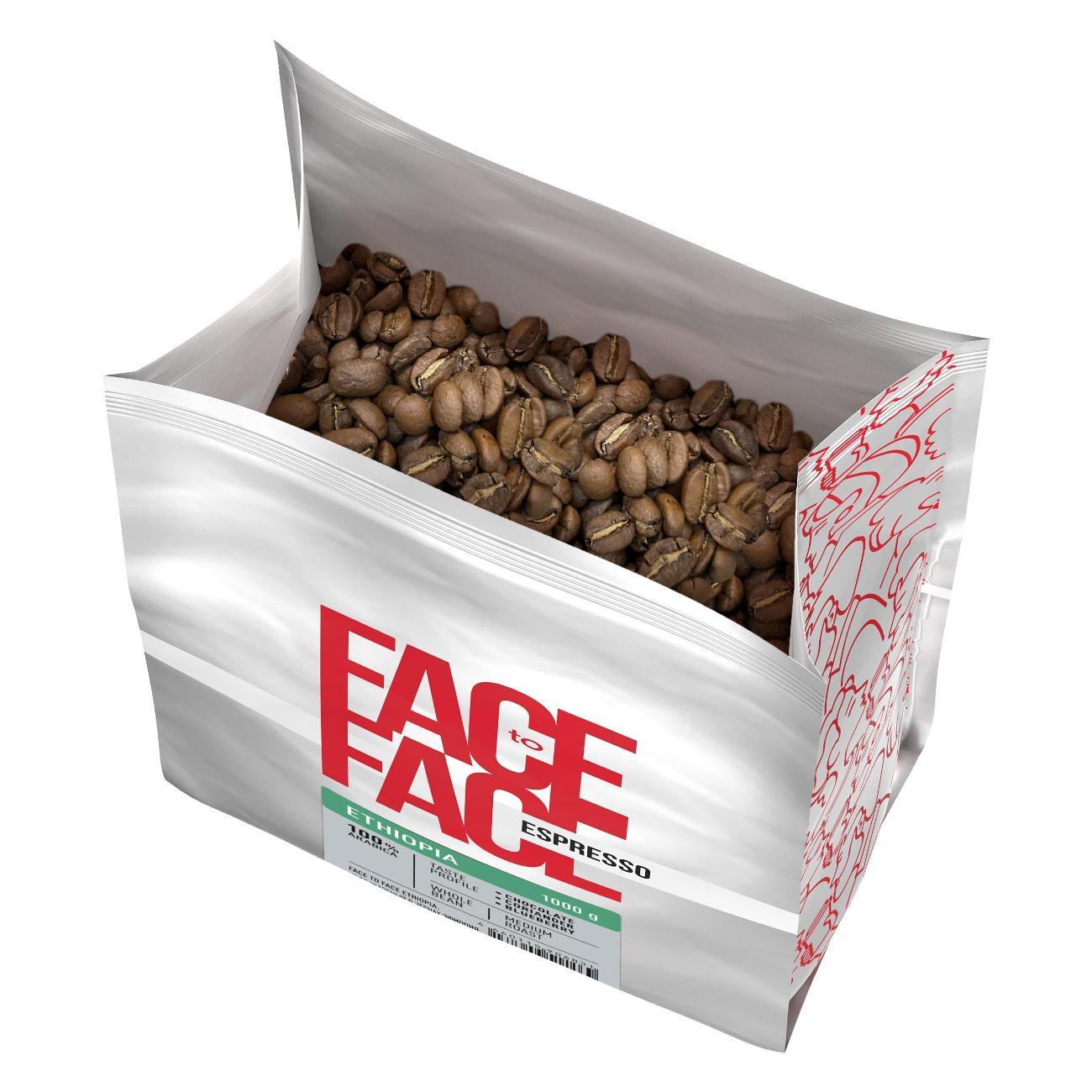 Кофе зерновой Face to Face Ethiopia