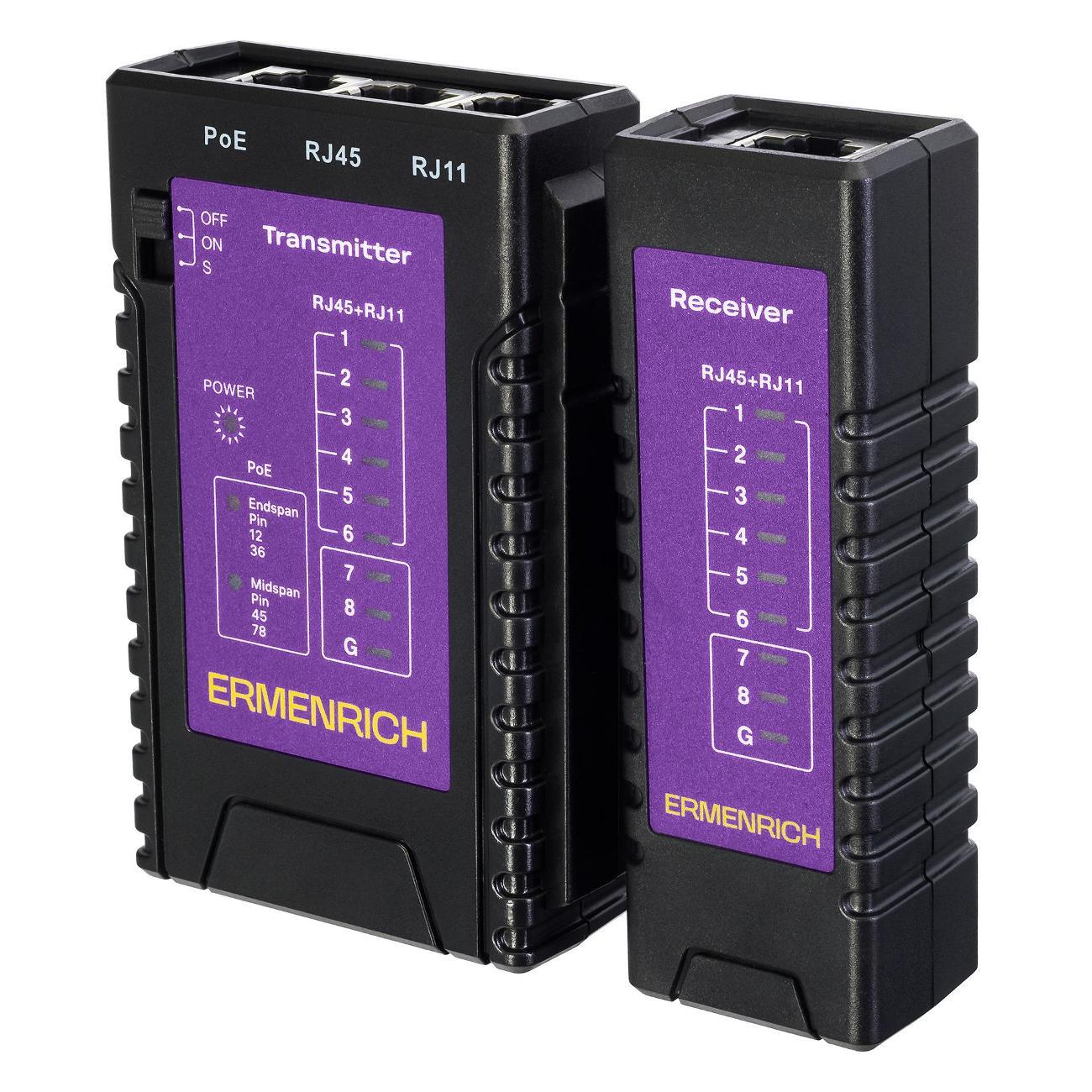 Кабельный тестер Ermenrich NetGeeks_NP10