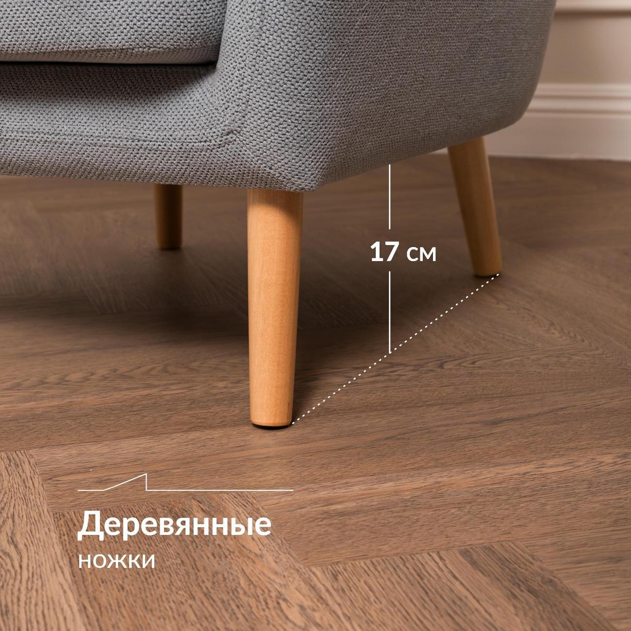 Кресло Logium Кенни, Арт. ТК 596 Mikea 12 (серо-голубой)